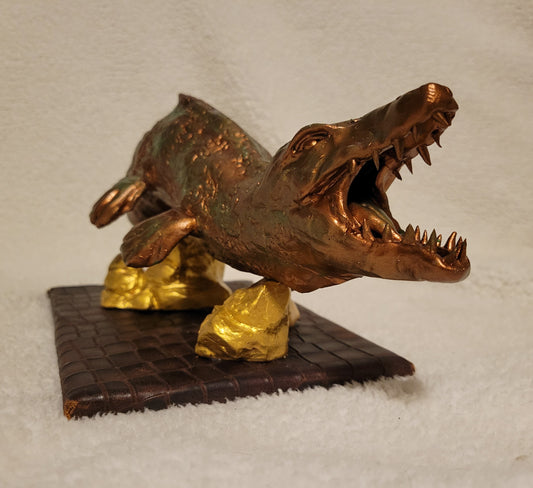 Tylosaurus (Rusting Bronze & Gold)